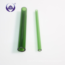 TYGLASS Factory supply heat-resistant custom Green cutting hand blown borosilicate coloured glass tube